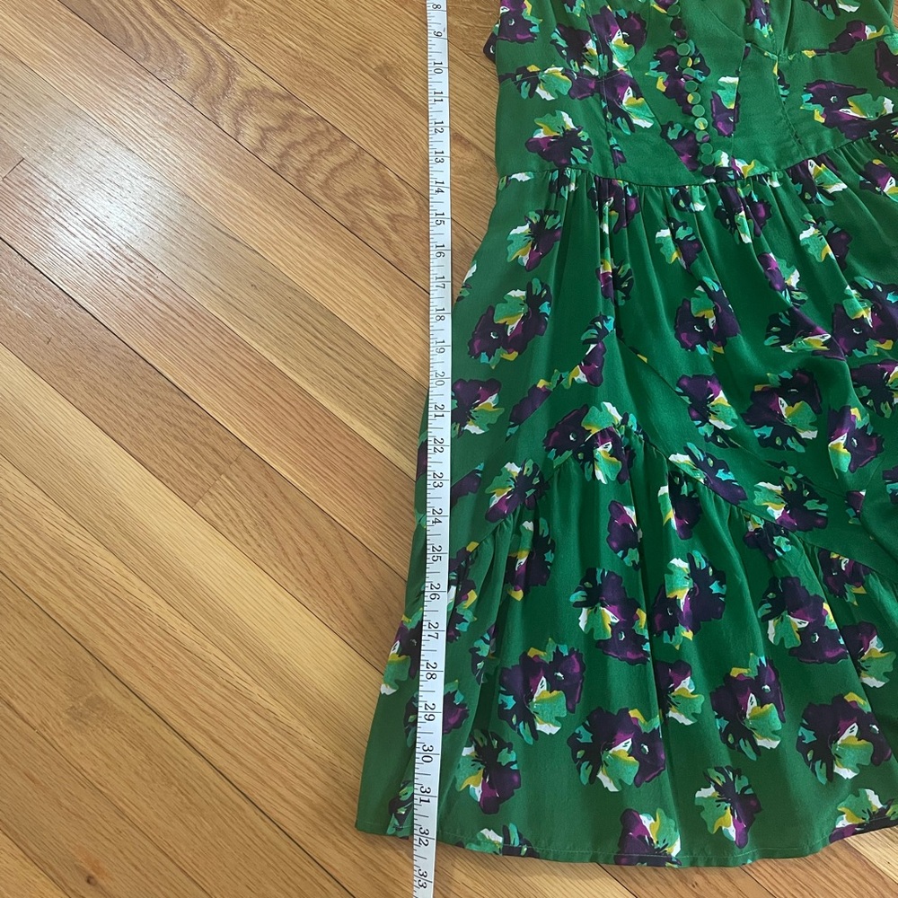 Greylin Bustier Silk Floral Slip Dress - Picture 12 of 12